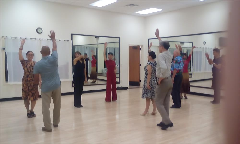 Free lesson at Salsa dance party at DanceSport Club in Houston